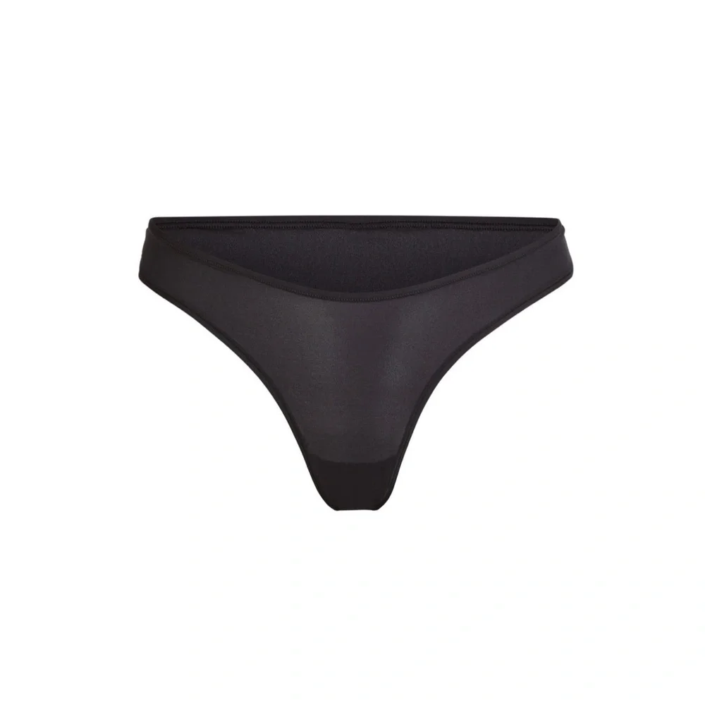 NWT Skims “Dipped Front Thong” in Onyx - Picture 2 of 3